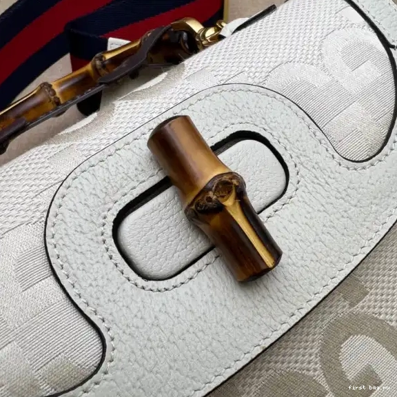 First bag ru bag with Bamboo handle Small top Gucci 0616